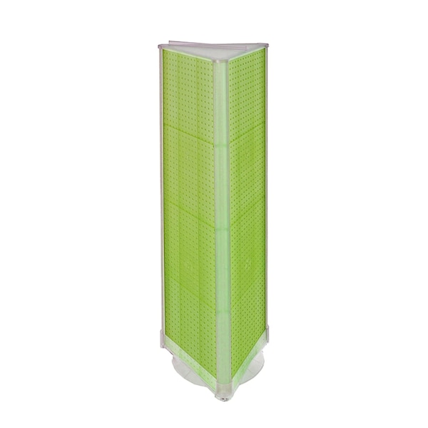 Three-Sided Pegboard Floor Revolving Display Panel Size:16" x 60"